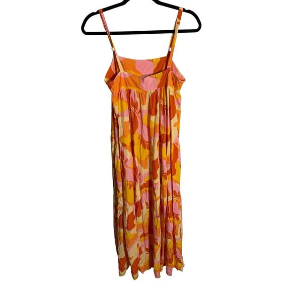Anthropologie Abel The Label Sunset Maxi Floral Tiered Tropical Beach - Picture 6 of 6